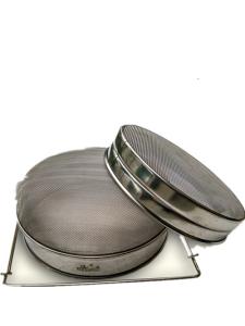 Quality Double SS Strainer The Top Strainer Bottom is flat Common Quality Honey Strainer Filter wholesale