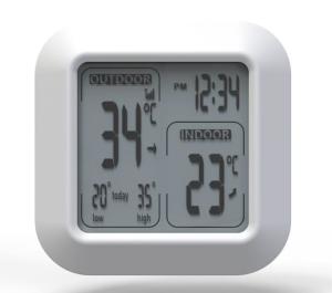 Quality OEM Thermometer Hygrometer Automatic Moonphase Wireless Temperature Monitoring wholesale