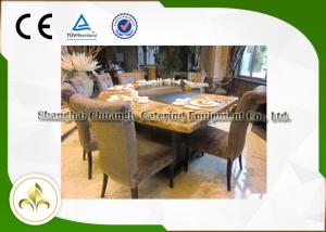 Quality 9 Seats Induction / Electric Grill Griddle Table With Exhaustion System wholesale