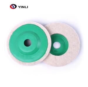 Quality Stainless Steel Glass Polishing Wheel For Drill 100mm Diameter wholesale