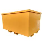 Heavy Duty Steel Transfer Bin Forklift Metal Scrap Collection Waste Bin