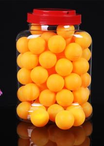 Quality Standard 40mm Table Tennis Balls 60 PCS Celluloid Material In Transparent Tank wholesale