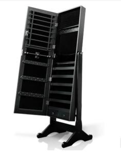 Quality Wooden Bedroom Furniture, Jewelry Armoire, Jewelry Storage Box, Jewelry Cabinet wholesale