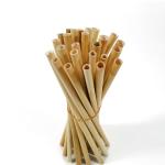 Eco Friendly Smoothie Bamboo Drinking Straws BPA Free 15cm