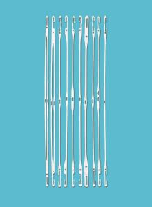 Quality Ss Heddle Wire Picanol Air Jet Loom Spare Parts 5.5x1.2mm Eyelet wholesale