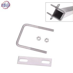 Quality Passivation Finish Square U-Bolt SS 304 316 Stainless Steel M10 M12 6mm 8mm x 178mm wholesale