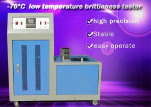 Quality Low Temperature Brittleness Tester Rubber Testing Instruments High Performance wholesale