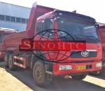 20 - 30 Tons Earthmoving Heavy Duty Tipper Trucks , 3 Axle 10 Wheeler Dump Truck