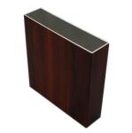 OEM Wood Finish Aluminium Profiles For Building Decoration Materials