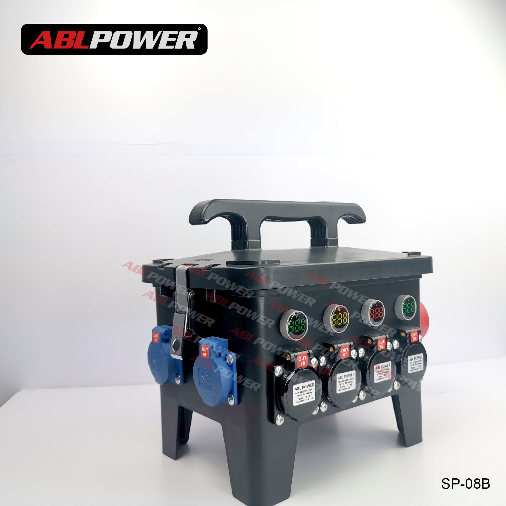 Interior Finish Stage Light Sound 16A IP65 Power Distro Boxes