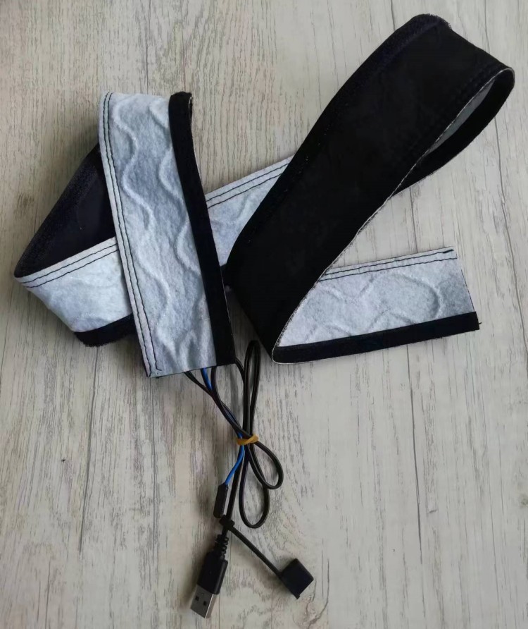 Custom Length 1m Heating Pad With Velcro And Thermostat Diameter 13mm To Wrap Pvc Tube