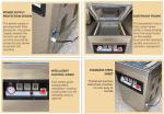 Mini Food Saver Vacuum Bag Sealer Electric Driven Type Single Chamber