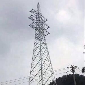 Quality 220KV 4 Legs Transmission Lattice Tower Steel Q235 Q345 Q420 wholesale