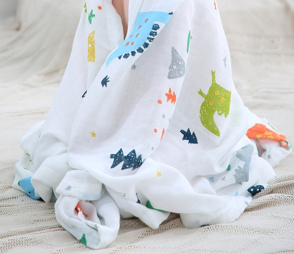 Multilayer White Double Gauze Fabric