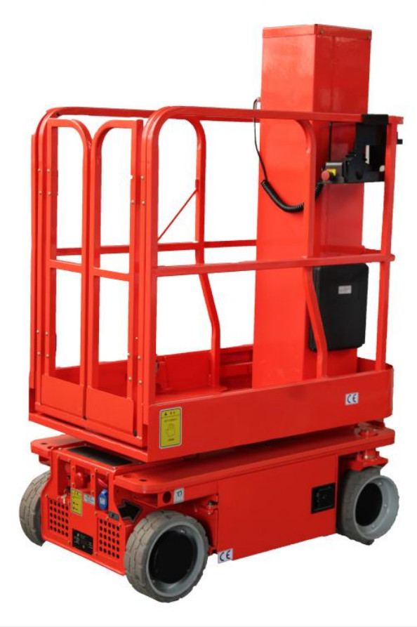 1.3KW Self Propelled Vertical Boom Loading Capacity 340kg With Extension Platform
