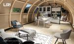 Panorama Dome Luxury Glamping Tent 6x8m Wooden Structure For Exhibition