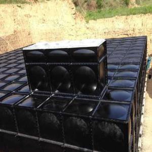 Quality Rust Layer Water Storage Tank , 2 - 5 Mm Thickness Galvanized Water Tank wholesale