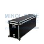 Aluminum Fireproof Transport Flight Road Case With Wheels