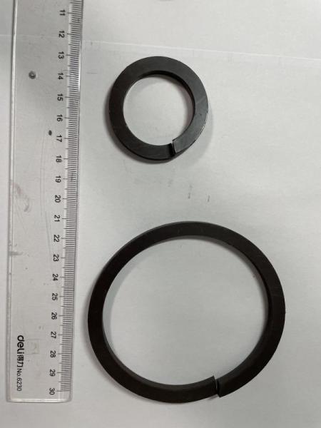 ISO Small Rubber Ferrite Ring Magnets Waterproof Rubber Magnet