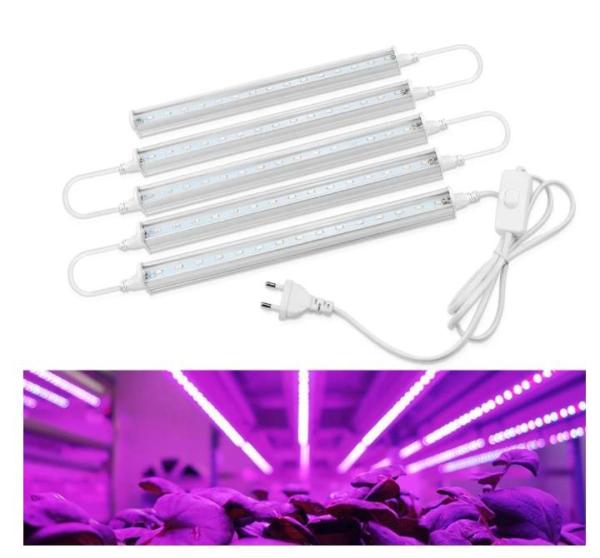 Full Spectrum LED Grow Light 30cm 25W Plant Lighting For Flowers Seedling