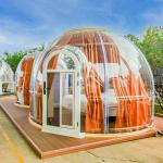 Transparent pc Panoramic Star Room Homestay Hotel net Red Bubble House awning