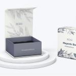 Two Sided Magnetic Gift Box Hot Stamping Custom Jewelry Perfume Flip Top Gift