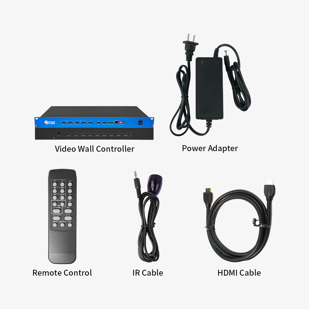 3*3 Multi-Screen Display for Video Conferencing | 4K60 HDMI Processor