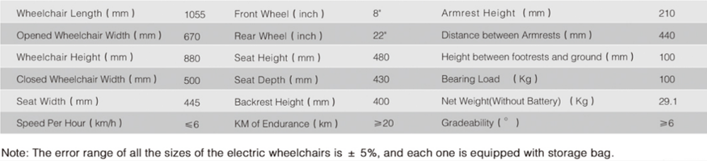 2022 New Product cheap price electric power wheelchair