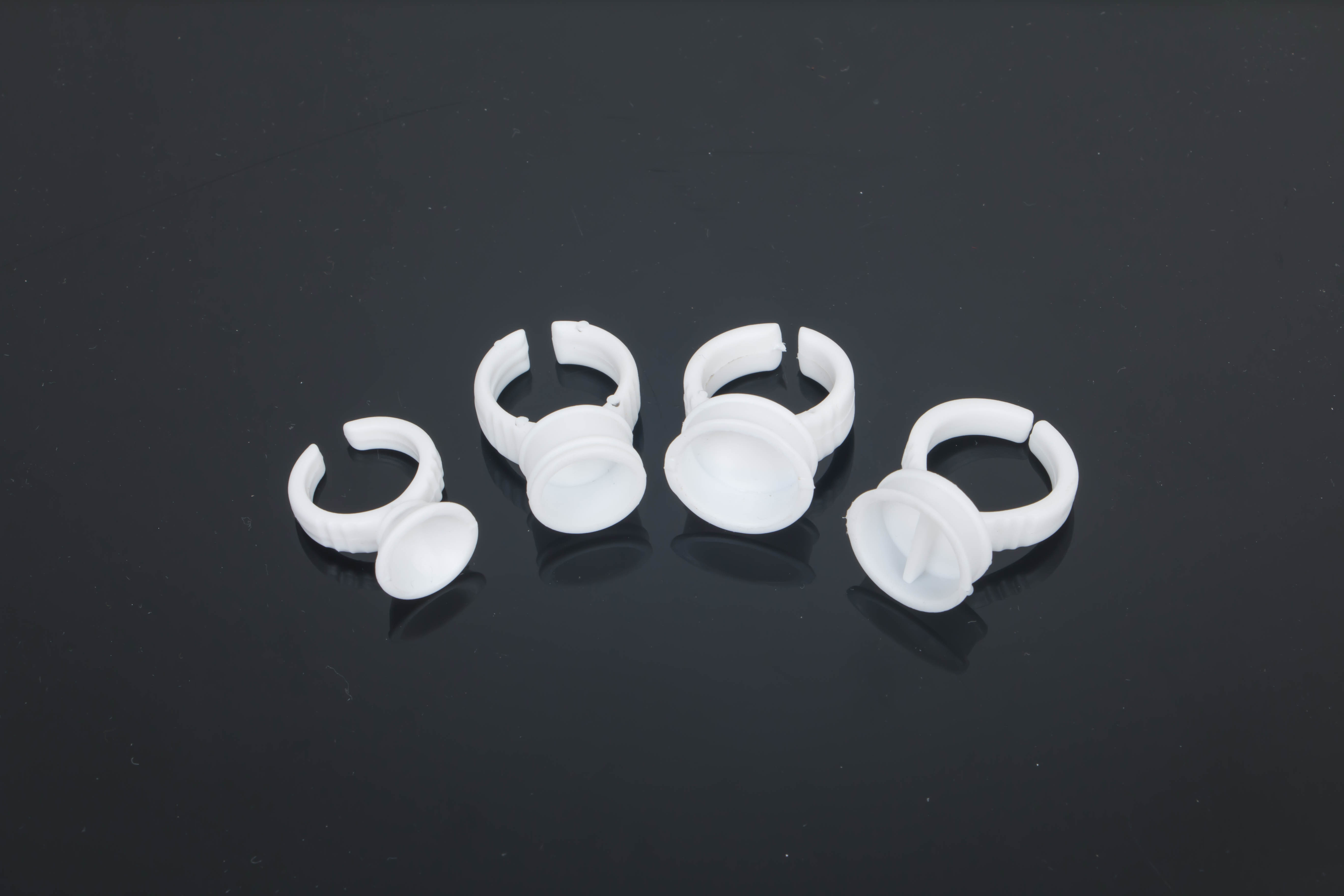 Disposable Ring Tattoo Ink Cup Holders For Permanent Makeup