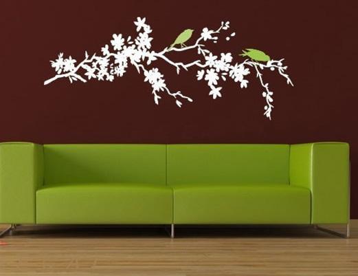 Star Decorative Designer Wall Flower Stickers G197, /Decorative Wall Stickers