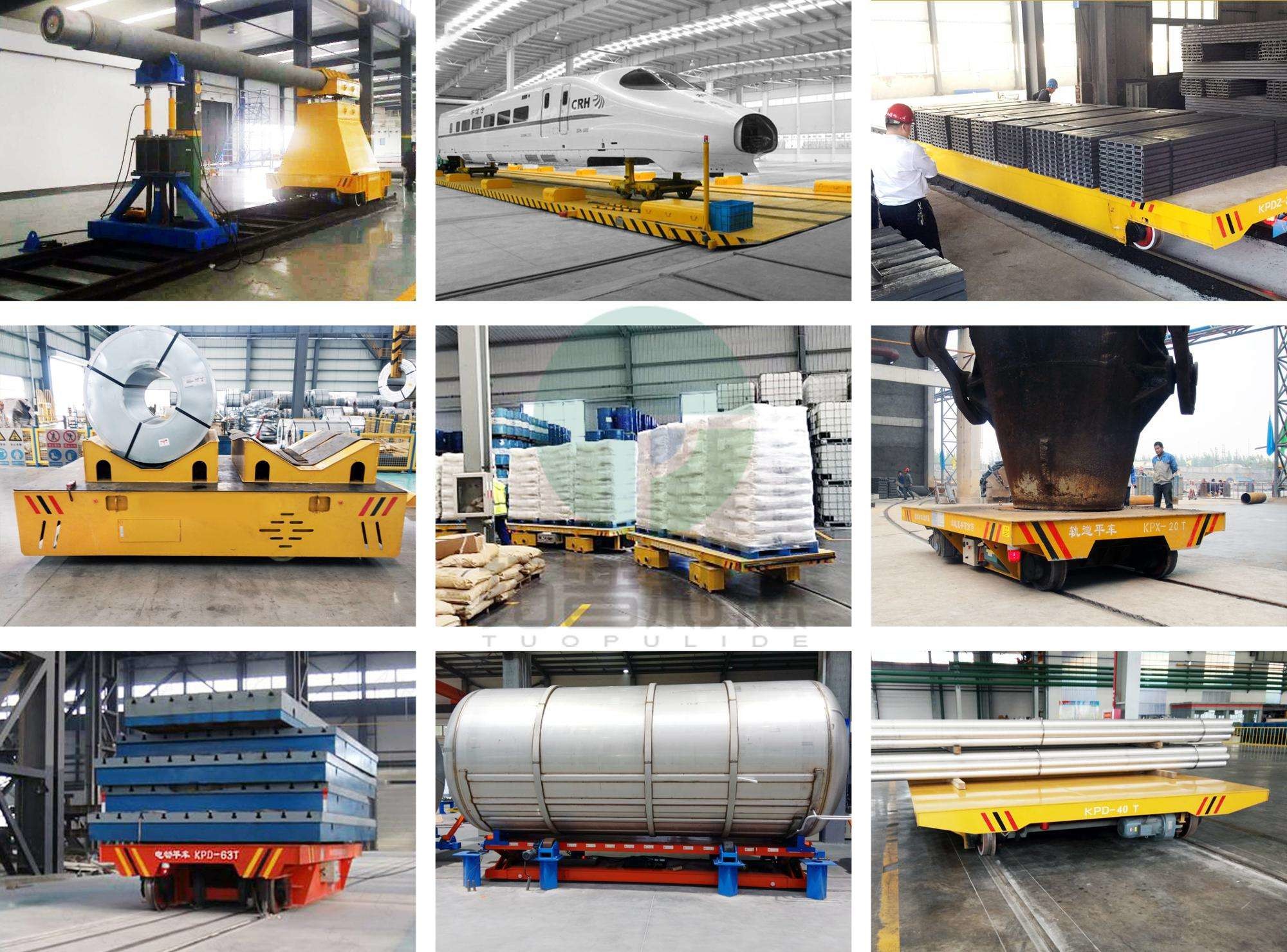 plant motorized rail trnsfer cart 30t