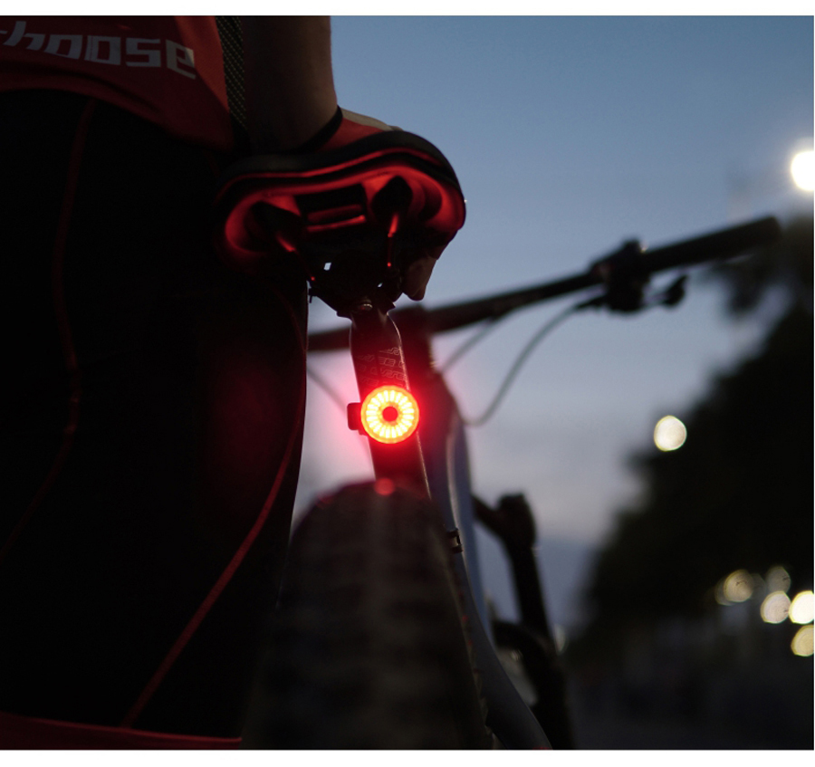 ROHS Bike And Cycle Accessories Tail Light USB Charging Seatpost Mounting