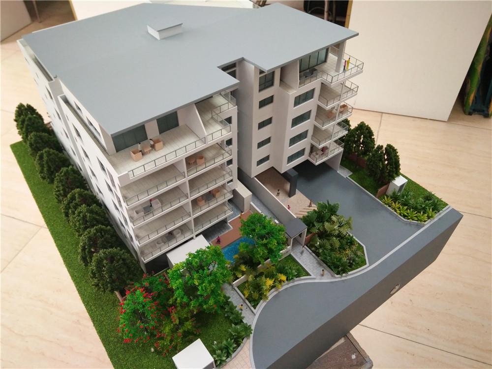 Handmade 3D Printed House Model , Display Use Plastic Architectural Model
