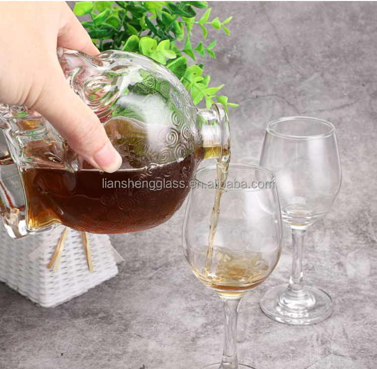 Body Material Glass Liquor Bottle with Acceptable Customer's Logo on Recycled Glass Bottle