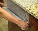 2.5-5 Mil 650mm Wide Granite Marble Countertops Floor Tile Protective Film