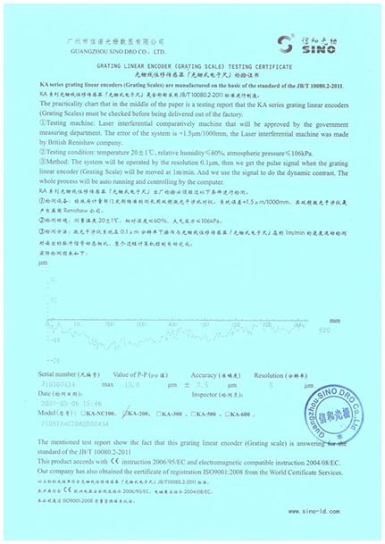 Sensor Position Linear Glass Scale 16*16 Cross Section 5 Micron Linear Encoder