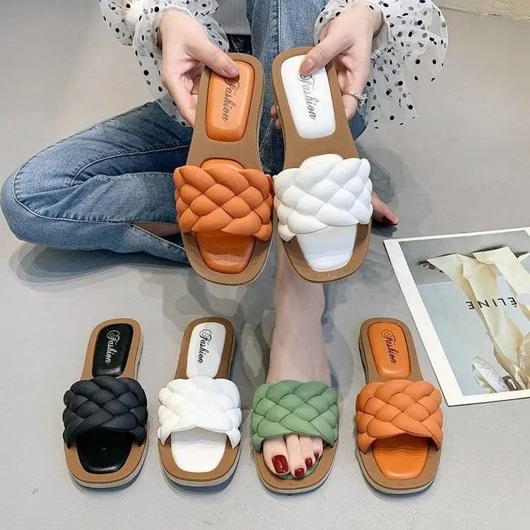 OEM EUR36 Indoor Outdoor PVC Women Slides Slippers