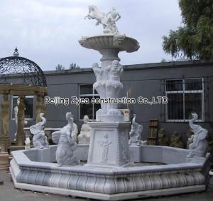 Quality Large white marble fountain wholesale