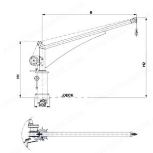 Quality Pneumatic Non-amplitude Crane wholesale