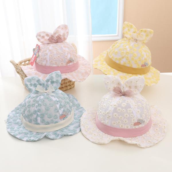 Double Side Cotton bucket hat women's outdoor sun protection fishing hat