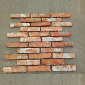 Quality Real 2cm Old Reclaimed Bricks Wall Siding Tiles Masonry Corners Pieces wholesale