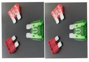 Quality 1A-40A Medium Automotive Fuses , UL Standard Car Blade Fuses wholesale