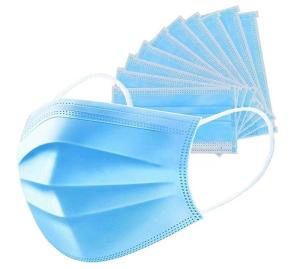 Quality Eco Friendly Earloop Face Mask , Breathable Blue Surgical Mask Dustproof wholesale
