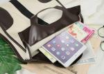PU Portable Woven Travel Canvas Tote Bags
