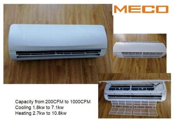24000Btu 2TR Wall Mounted Chilled Water Fan Coil Unit 800CFM 7.2kw Cooling