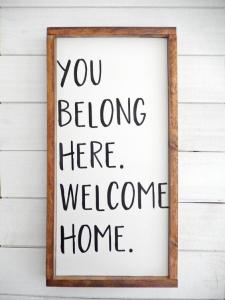 Quality Popular Personalized Wooden Welcome Signs 30 X 60 Cm Moisture Proof wholesale