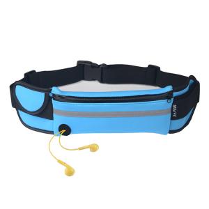 Quality Neoprene Waterproof Fanny Packs With Headphone Jack , Sport Belt Bag wholesale