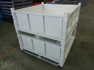 Quality SGS Logistics Forklift Guide Steel Q235 Collapsible Metal Cage wholesale