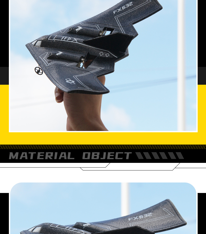 Frequency Fx632 Rc Airplane Mini 2ch Aircraft Drone 2.4GHz Wireless Control Toys for Wonderful Children's Gift