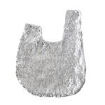 DIY LOGO Sublimation Shiny Sequin Wrist Bag Walking Makeup Bag